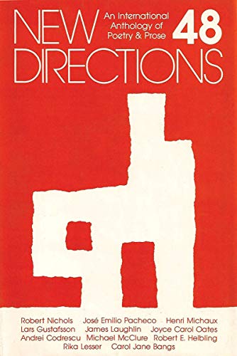 Beispielbild fr New Directions 48 : An International Anthology of Poetry and Prose zum Verkauf von Better World Books