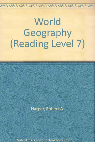 World Geography (Reading Level 7) (9780811410359) by Harper, Robert A.; Stoltman, Joseph P.