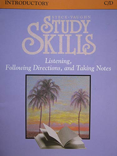 Steck Vaughn Study Skills: Listening, Following Directions and Taking Notes / Introductory Level (9780811412421) by Steck-Vaughn