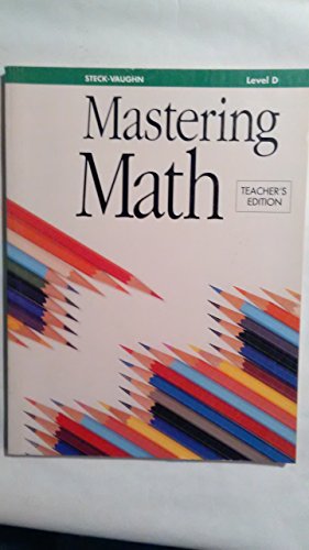 Te Mastering Math Bk D REV 1994 (9780811432399) by Robert Abbott; Marie Davis