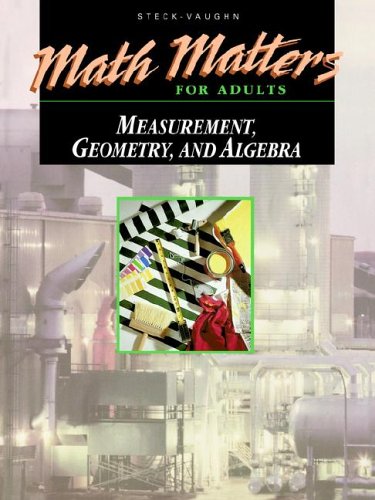 Imagen de archivo de Math Matters: For Adults: Measurement, Geometry, and Algebra a la venta por ThriftBooks-Dallas