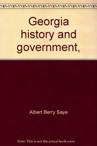 Imagen de archivo de Georgia history and government, a la venta por Books From California