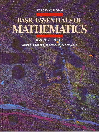 Stock image for Basic Essentials of Mathematics: Whole Numbers, Fractions & Decimals, Book 1 for sale by BooksRun