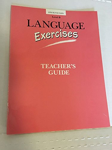 Stock image for Steck-Vaughn Language Exercise: Workbook Level B 1995 for sale by Allied Book Company Inc.