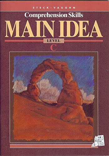 Beispielbild fr Steck-Vaughn Comprehension Skills: Main Idea Level C zum Verkauf von Front Cover Books