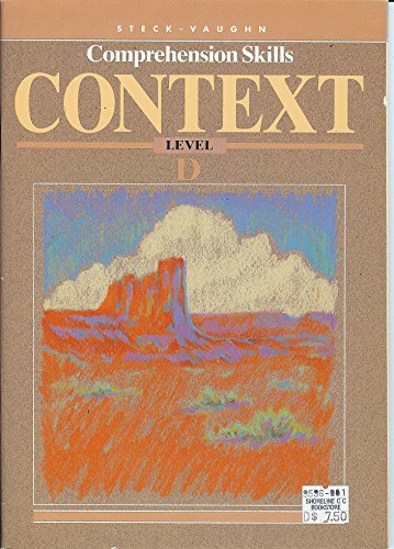 Stock image for Context, Level D (Steck Vaughn Comprehension Skills) for sale by Jenson Books Inc