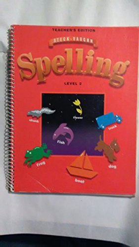 Stock image for Steck Vaughn Spelling Book 2 1996 , Teachers Edition for sale by Anderson Book