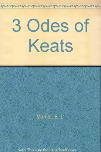 Stock image for 3 Odes of Keats for sale by books4u31