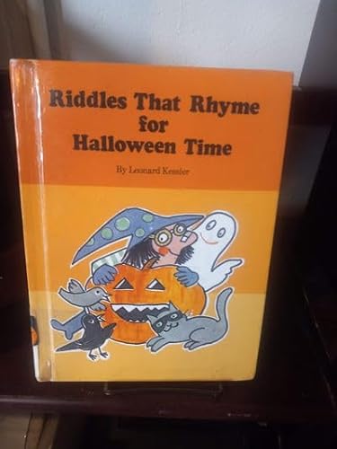 Beispielbild fr Riddles That Rhyme for Halloween Time zum Verkauf von Better World Books