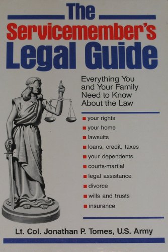 Imagen de archivo de Servicemember's Legal Guide a la venta por Modetz Errands-n-More, L.L.C.