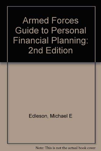 Imagen de archivo de Armed Forces Guide to Personal Financial Planning: 2nd Edition a la venta por Once Upon A Time Books