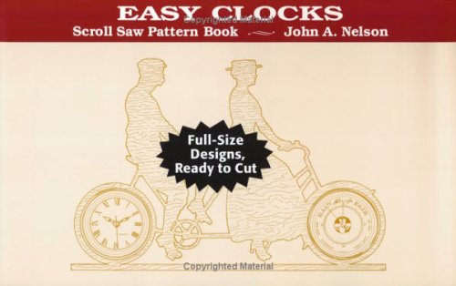 9780811730747: Easy Clocks: Full-Size Designs, Ready to Cut (Scroll Saw Pattern Books S.)