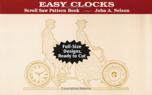 9780811730747: Easy Clocks: Full-Size Designs, Ready to Cut : Scroll Saw Pattern Book