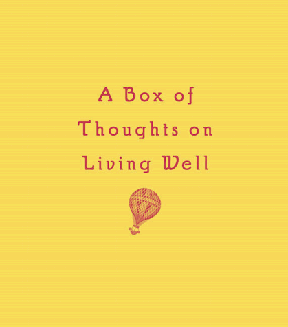 Imagen de archivo de A Box of Thoughts on Living Well a la venta por Sunny Day Books