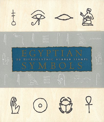 Beispielbild fr Egyptian Symbols--A Hieroglyphic Stamp Kit zum Verkauf von Time Tested Books