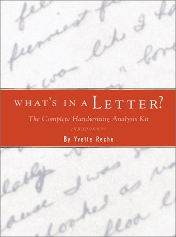 Imagen de archivo de What's in a Letter?: Handwriting Analysis Kit a la venta por HPB-Ruby