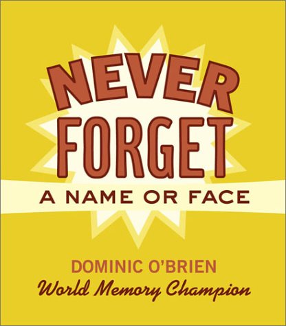 Beispielbild fr Never Forget a Name or Face zum Verkauf von WorldofBooks
