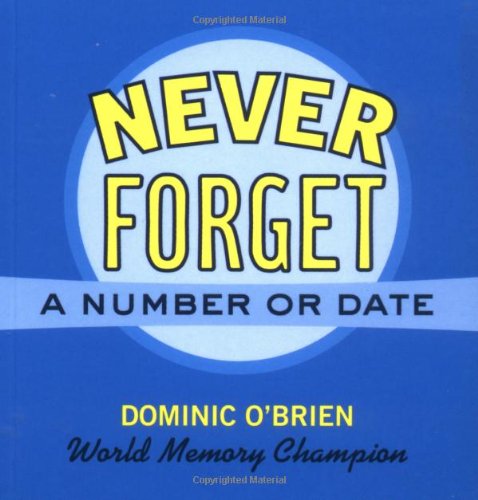 Imagen de archivo de Never Forget a Number or Date a la venta por ThriftBooks-Dallas