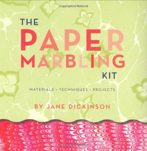 Imagen de archivo de The Paper Marbling Kit: Materials, Techniques, and Projects a la venta por SecondSale