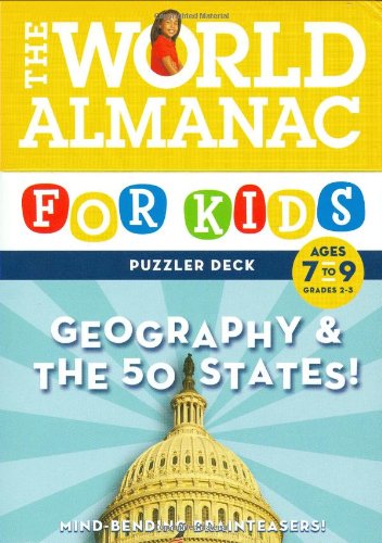 Imagen de archivo de Geography the 50 States! Ages 7-9: Mind-Bending Brainteaters (World Almanac) a la venta por suffolkbooks