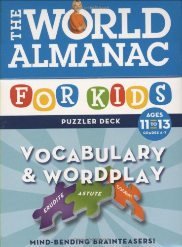 9780811861601: World Almanac Puzzler Deck: Vocabulary & Wordplay Ages 11-13 - Grades 6-7 (World Almanac)