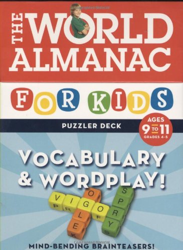 Beispielbild fr World Almanac Puzzler Deck: Vocabulary & Wordplay Ages 9-11 - Grades 4-5 (World Almanac for Kids Puzzler Deck) zum Verkauf von SecondSale