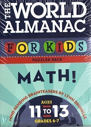 9780811862431: World Almanac Puzzler Deck for Kids: Math (BoMC): World Almanac Deck: Math, 11-13