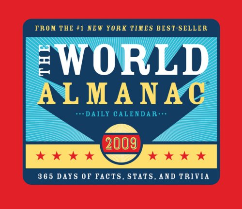 9780811862868: The World Almanac 2009 Daily Calendar: 365 Days of Facts, Stats, and Trivia