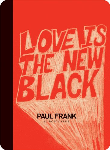 9780811864787: Paul Frank - Love Is the New Black Paul Frank Postcard Book