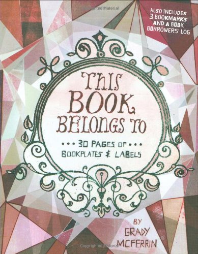 Imagen de archivo de This Book Belongs to: 30 Pages of Bookplates & Labels a la venta por HPB Inc.