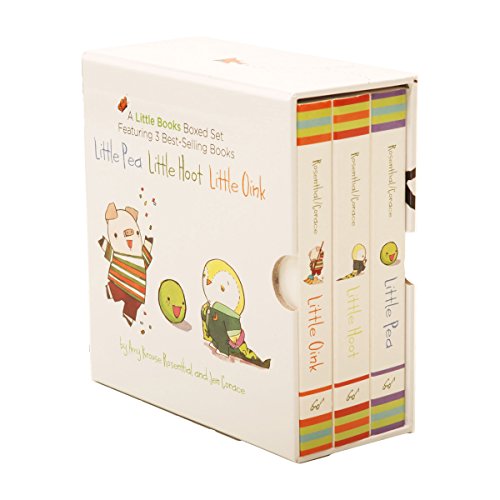 Stock image for A Little Books Boxed Set Featuring Little Pea Little Hoot Little Oink: (Baby Board Books, Nursery Rhymes, Children's Book Sets, Nursery Books) for sale by ZBK Books