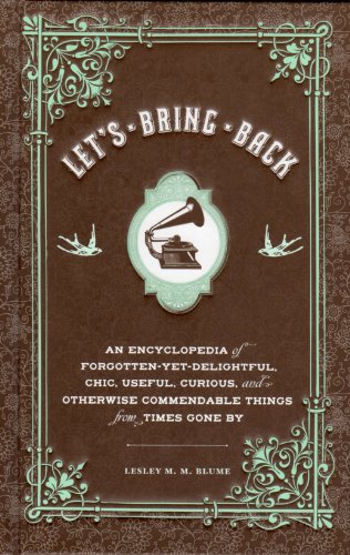 Stock image for Let's Bring Back. for sale by Gulf Coast Books