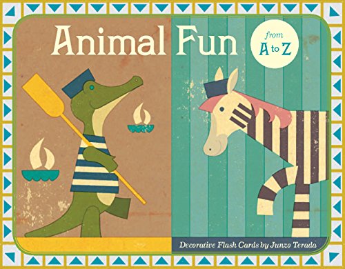 9780811877794: Animal Fun from A to Z Flash Cards: Decorative Flash Cards
