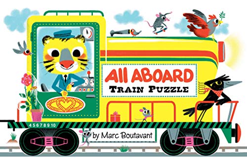 9780811878500: All Aboard Train Puzzle