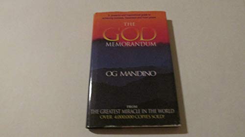 Stock image for The God Memorandum for sale by Books of the Smoky Mountains