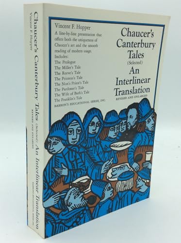 9780812000399: Chaucer's Canterbury Tales (Selected): An Interlinear Translation