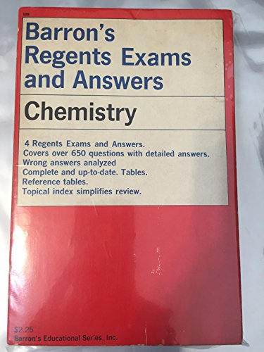 Chemistry (Barron's regents exams and answers) (9780812001099) by Walsh, Michael J
