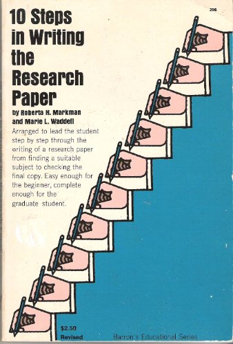 Stock image for 10 steps in writing the research paper, for sale by Wonder Book