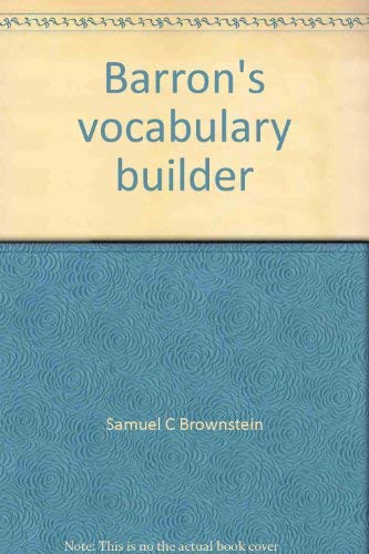 9780812002157: Barron's vocabulary builder (Barron's educational series)