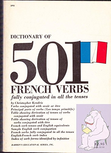 Imagen de archivo de Dictionary of 501 French Verbs a la venta por Gulf Coast Books