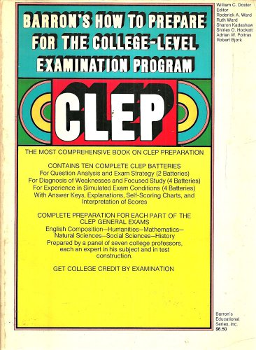 9780812004205: Barron's how to prepare for the College Level Examination Program, CLEP