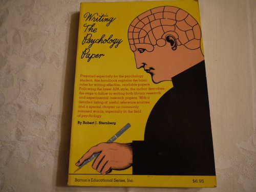 Writing the psychology paper (9780812007725) by Sternberg, Robert J