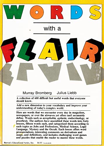 Imagen de archivo de Words With a Flair a la venta por Solr Books