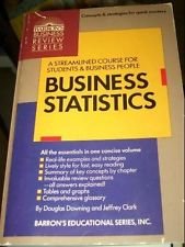 Stock image for Business Statistics (Barron's Business Review) for sale by Wonder Book