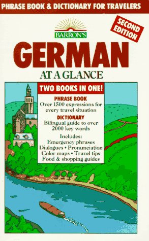 9780812013955: German at a Glance: Phrase Book & Dictionary for Travelers