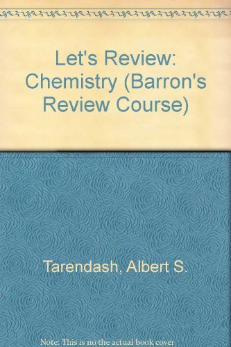 9780812014945: Let's Review: Chemistry