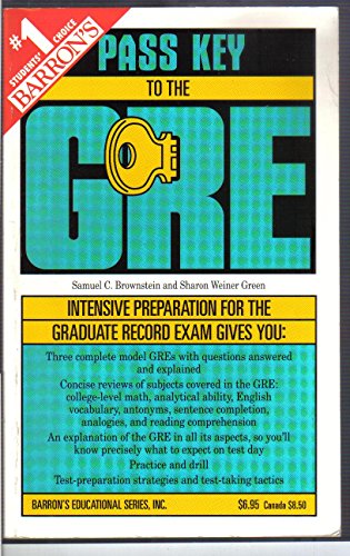 Beispielbild fr Pass Key to the Gre (Barron's Pass Key Series) zum Verkauf von Aaron Books