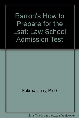 Beispielbild fr Barron's How to Prepare for the Lsat: Law School Admission Test zum Verkauf von BooksRun