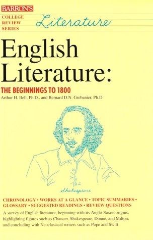 Stock image for English Literature: The Beginnings to 1800 (College Review Series) for sale by Dream Books Co.