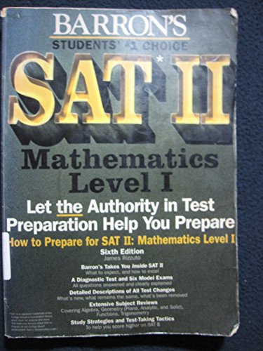 Stock image for How to Prepare for Sat II: Mathematics Level I (Barron's How to Prepare for the SAT II: Mathematics Level IC) for sale by SecondSale